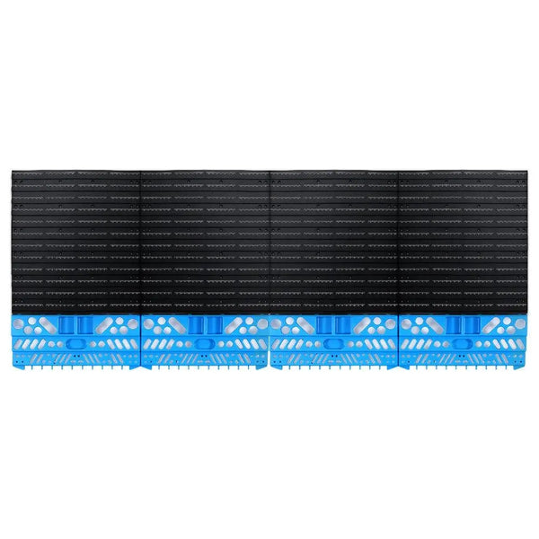 Giantz 108 Storage Bin Rack Wall Mounted Tools Organiser Peg Wall Bench Garage Deals499