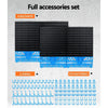 Giantz 108 Storage Bin Rack Wall Mounted Tools Organiser Peg Wall Bench Garage Deals499