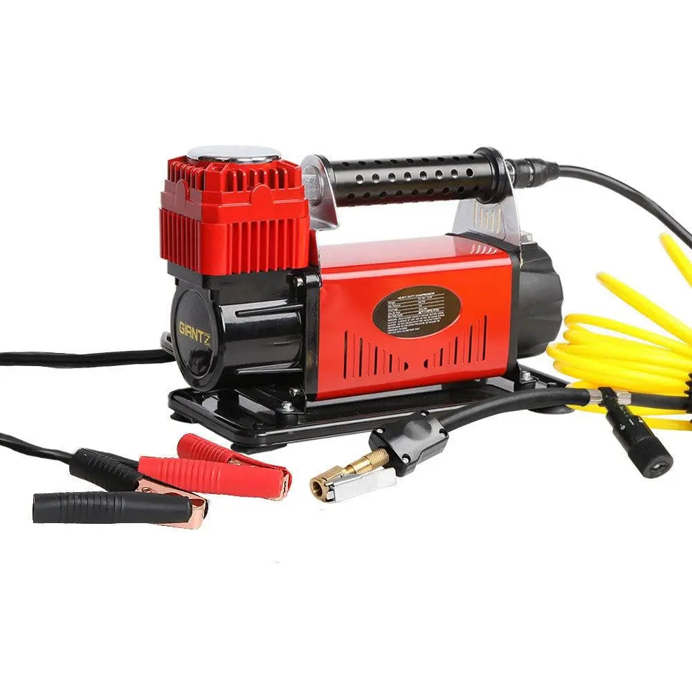 Giantz 12V Portable Air Compressor - Red Deals499