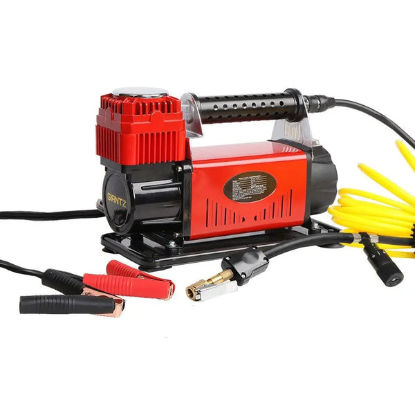 Giantz 12V Portable Air Compressor - Red Deals499