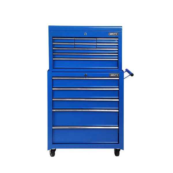 Giantz 14 Drawers Toolbox Chest Cabinet Mechanic Trolley Garage Tool Storage Box Deals499