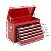Giantz 14 Drawers Toolbox Chest Cabinet Mechanic Trolley Garage Tool Storage Box Deals499