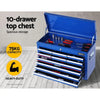Giantz 17 Drawers Tool Box Trolley Chest Cabinet Cart Garage Mechanic Toolbox Blue Deals499