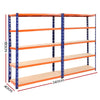 Giantz 2.4MX1.8M Garage Shelving Warehouse Rack Pallet Racking Storage Steel Orange&Blue Deals499