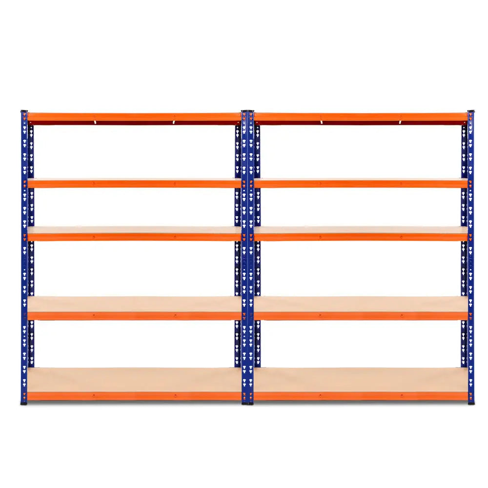 Giantz 2.4MX1.8M Garage Shelving Warehouse Rack Pallet Racking Storage Steel Orange&Blue Deals499