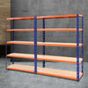 Giantz 2.4MX1.8M Garage Shelving Warehouse Rack Pallet Racking Storage Steel Orange&Blue Deals499