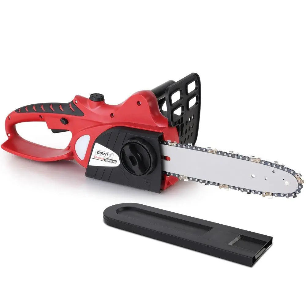 Giantz 20V Cordless Chainsaw - Black and Red Deals499