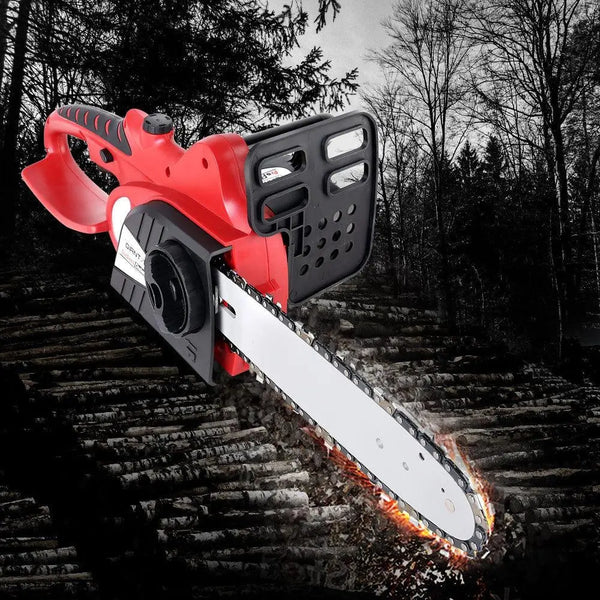 Giantz 20V Cordless Chainsaw - Black and Red Deals499