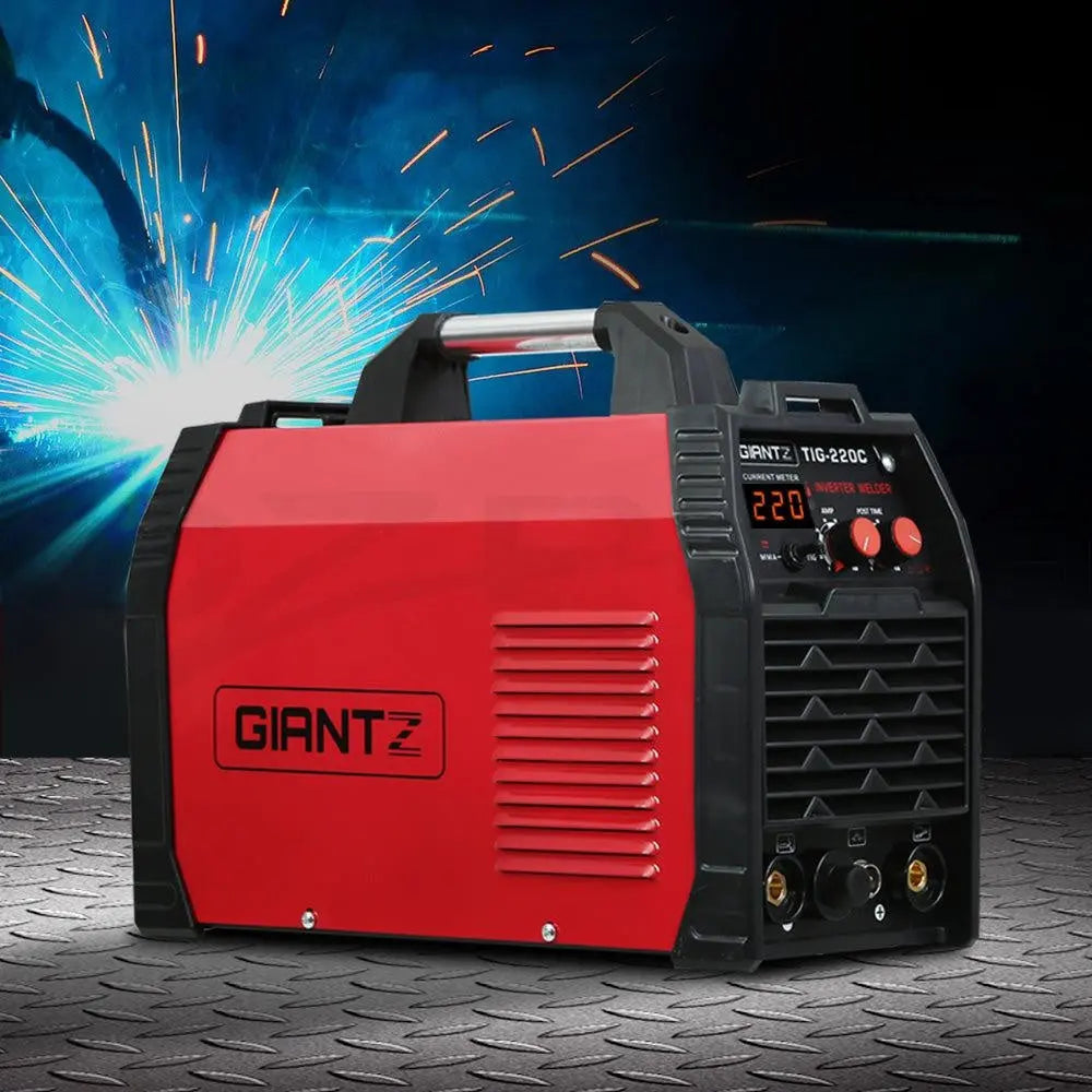 Giantz 220 Amp Inverter Welder TIG MMA ARC DC Gas Welding Machine Stick Portable Deals499