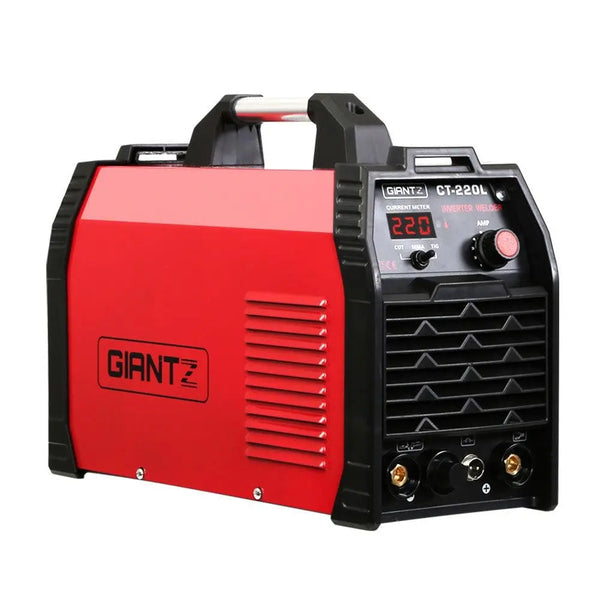 Giantz 220Amp Inverter Welder Plasma Cutter TIG iGBT DC Welding Machine Portable Deals499