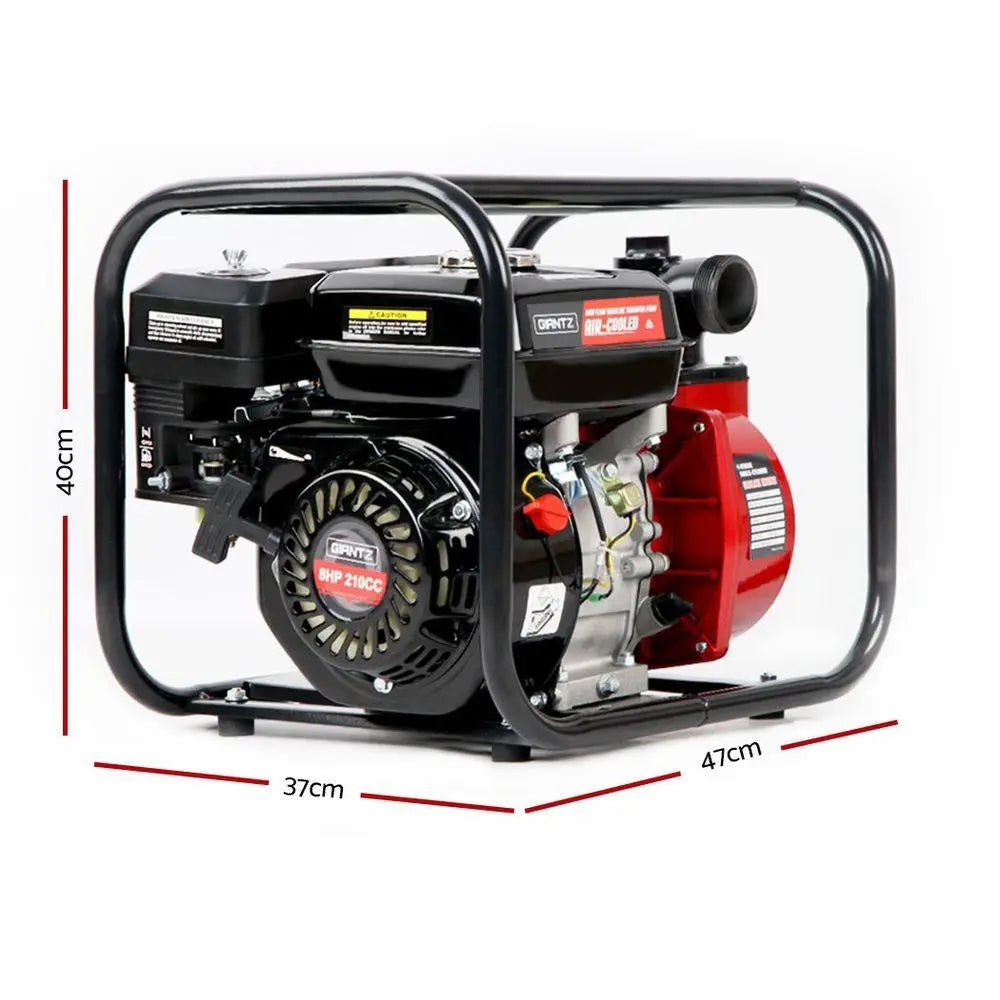 Giantz 2inch High Flow Water Pump - Black & Red Deals499