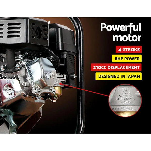 Giantz 2inch High Flow Water Pump - Black & Red Deals499