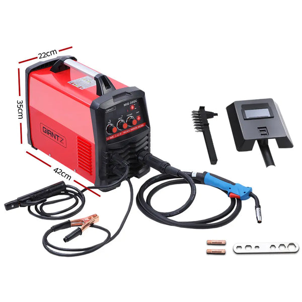 Giantz 300 Amp Inverter Welder DC MIG MMA Gas Gasless Welding Machine Portable Deals499