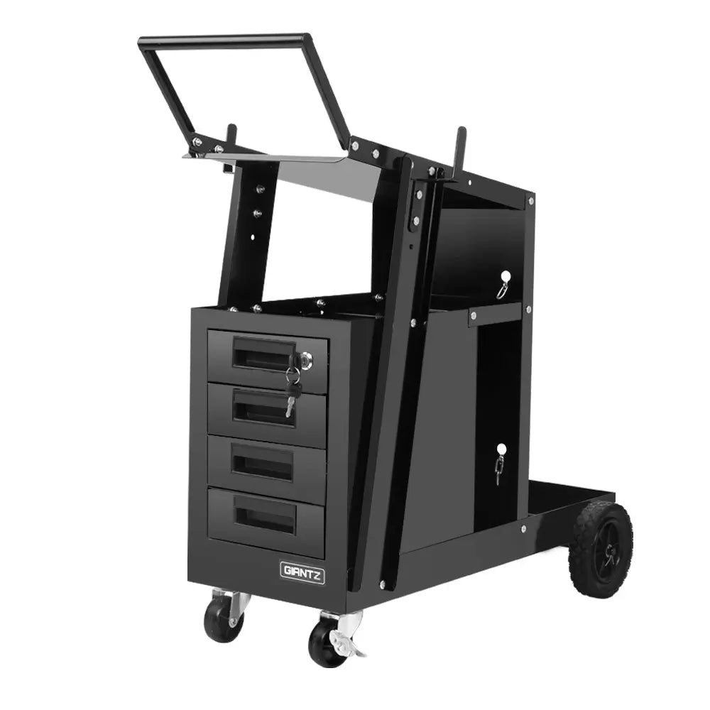 Giantz 4 Drawer Welding Trolley - Black Deals499