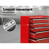 Giantz 5 Drawer Mechanic Tool Box Storage Trolley - Red Deals499