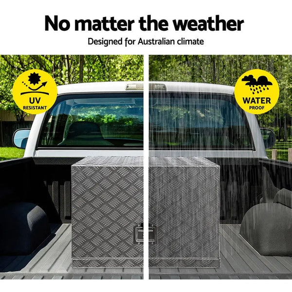 Giantz 62x40x50cm Aluminium Tool box Ute Generator Toolbox Truck Trailer Canopy Deals499