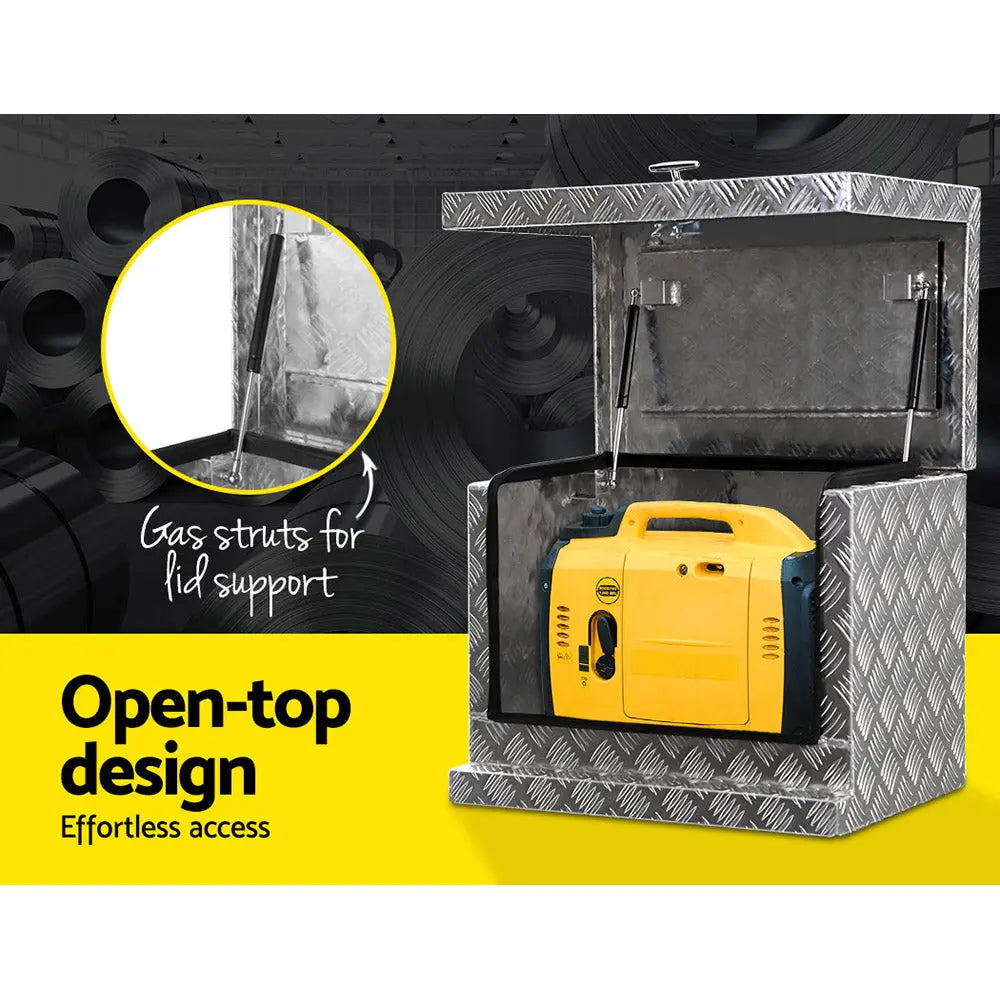 Giantz 62x40x50cm Aluminium Tool box Ute Generator Toolbox Truck Trailer Canopy Deals499