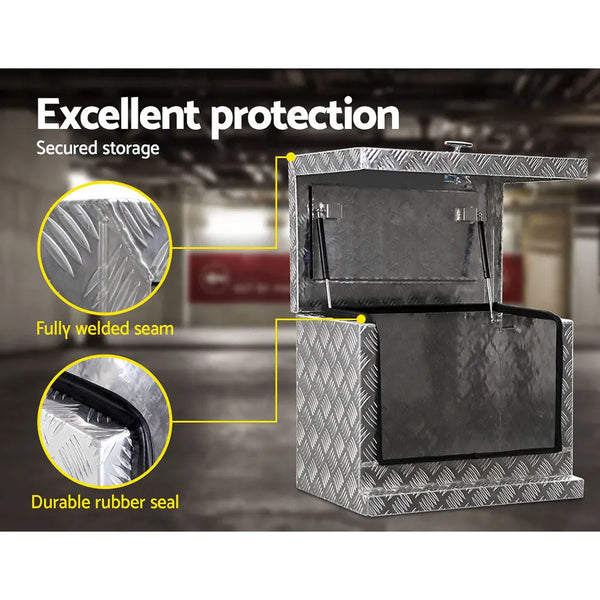 Giantz 62x40x50cm Aluminium Tool box Ute Generator Toolbox Truck Trailer Canopy Deals499