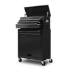 Giantz 7 Drawer Tool Box Cabinet Chest Storage Garage Toolbox Organiser Set Black Deals499