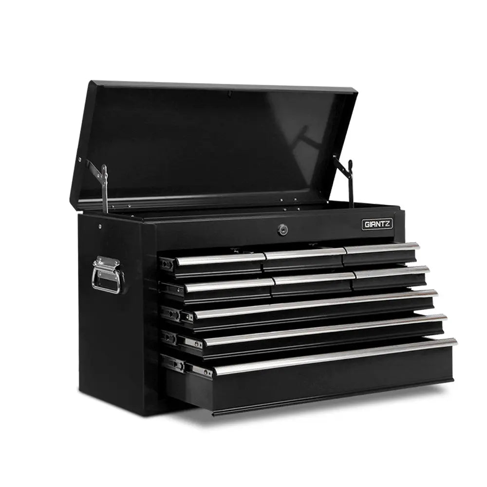 Giantz 9 Drawer Mechanic Tool Box Cabinet Storage - Black Deals499