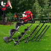 Giantz 92CC Petrol Post Hole Digger Drill Borer Fence Extension Auger Bits Deals499