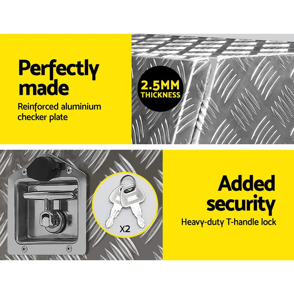 Giantz Aluminium Toolbox Generator Tool Box Drawers Truck Canopy Trailer Locks Deals499