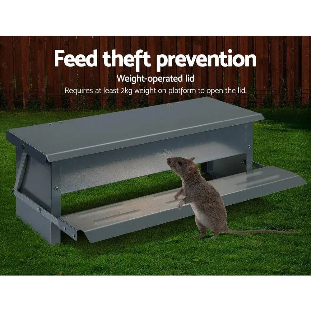 Giantz Auto Chicken Feeder Automatic Chook Poultry Treadle Self Opening Coop Deals499