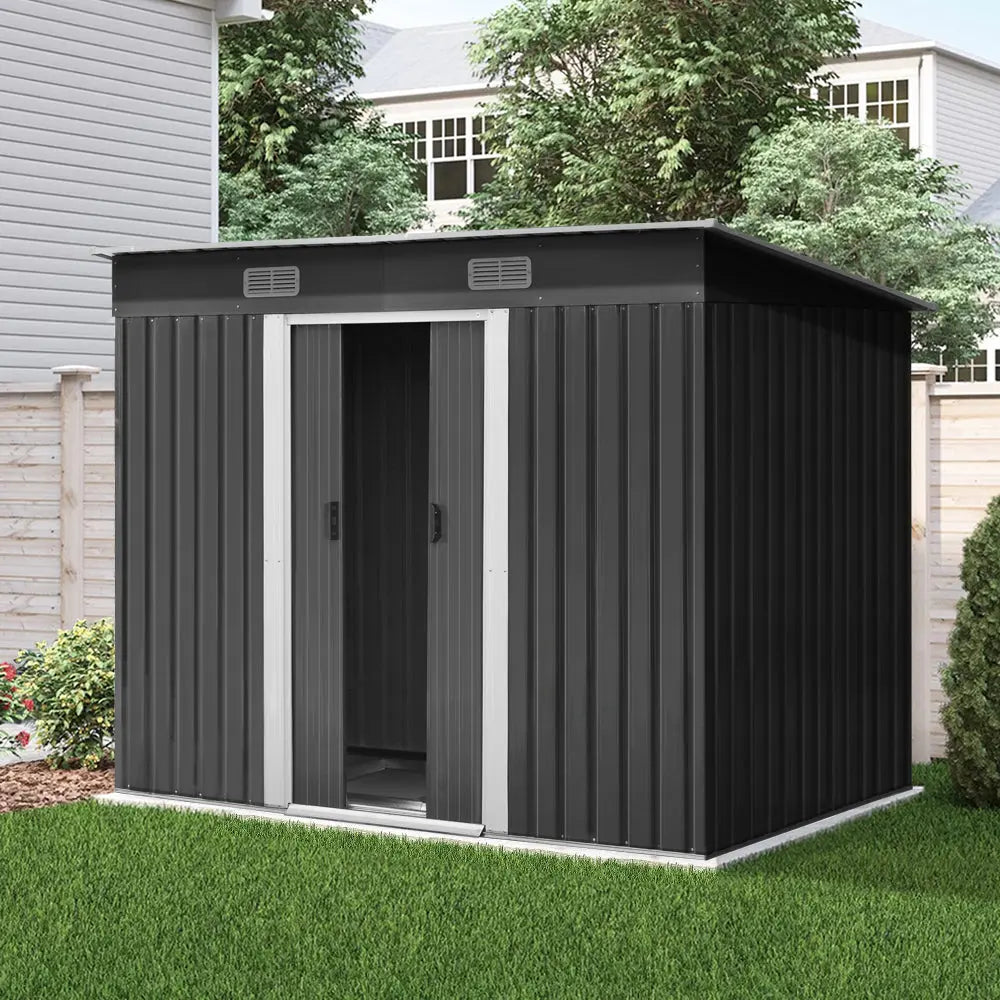 Giantz Garden Shed Outdoor Storage Sheds Tool Workshop 2.38x1.31M with Base Deals499