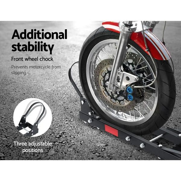 Giantz Motorcycle Motorbike Carrier Rack 2" Towbar Arm Rack Dirt Bike Ramp Steel Deals499
