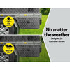 Giantz Pair of Under Tray Undertray Tool Box Aluminium Alloy Underbody Toolbox Deals499