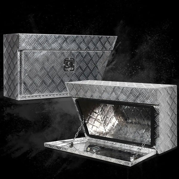 Giantz Pair of Under Tray Undertray Tool Box Aluminium Alloy Underbody Toolbox Deals499