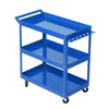 Giantz Tool Cart 3 Tier Parts Steel Trolley Mechanic Storage Organizer Blue Deals499
