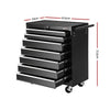 Giantz Tool Chest and Trolley Box Cabinet 7 Drawers Cart Garage Storage Black Deals499