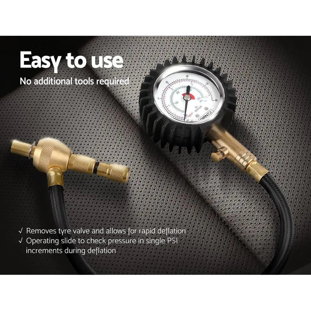 Giantz Tyre Deflater with Pressure Gauge Valve Deals499
