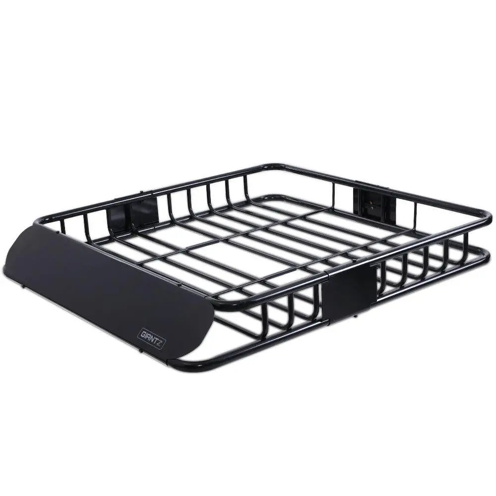 Giantz Universal Roof Rack Basket Car Luggage Carrier Steel Vehicle Cargo 112cm Deals499