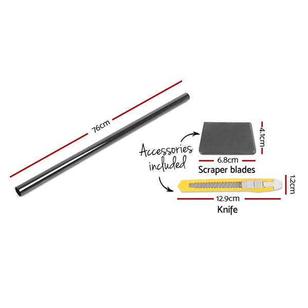 Giantz Window Tint Film Black Commercial Car Auto House Glass 76cm X 7m VLT 35% Deals499
