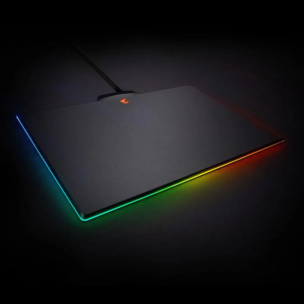 Gigabyte AORUS P7 RGB Fusion Gaming Mouse Pad Micro-Textured Surface Mat Non-Slip Rubber Base Detachable Braided Cable Plastic 350x240x4.6mm (LS) GIGABYTE