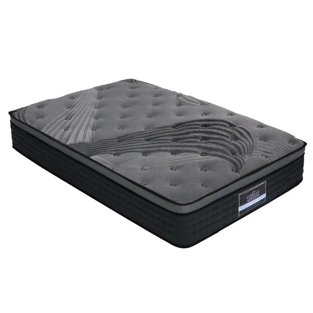 Giselle Bedding Alanya Euro Top Pocket Spring Mattress 34cm Thick Single Giselle