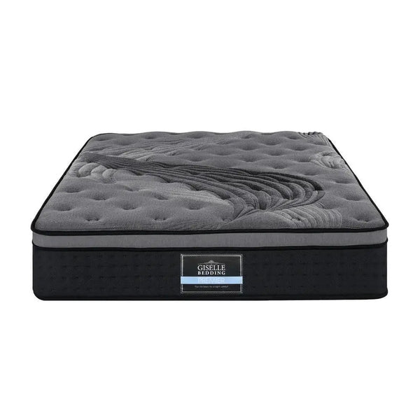 Giselle Bedding Alanya Euro Top Pocket Spring Mattress 34cm Thick Single Giselle