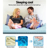 Giselle Bedding Cool Gel 7-zone Memory Foam Mattress Topper w/Bamboo Cover 8cm - King Giselle