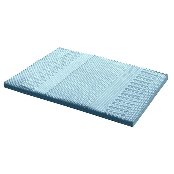 Giselle Bedding Cool Gel 7-zone Memory Foam Mattress Topper w/Bamboo Cover 8cm - Queen Giselle