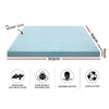 Giselle Bedding Cool Gel Memory Foam Mattress Topper w/Bamboo Cover 10cm - Queen Giselle