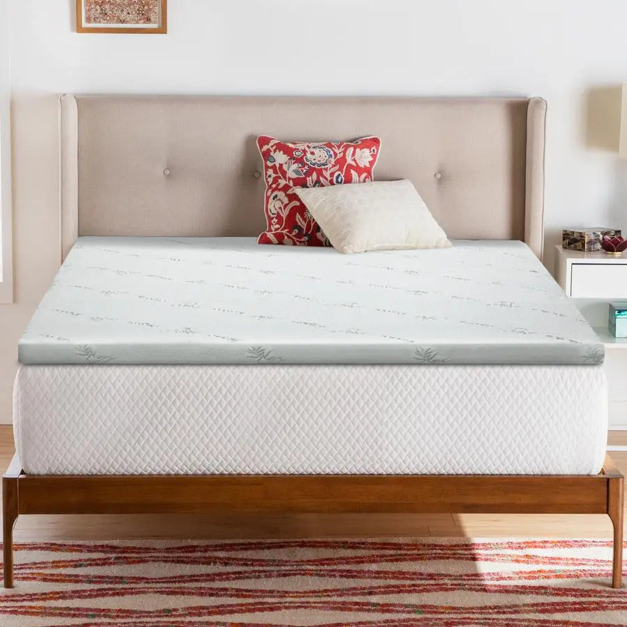 Giselle Bedding Cool Gel Memory Foam Mattress Topper w/Bamboo Cover 5cm - Double Giselle