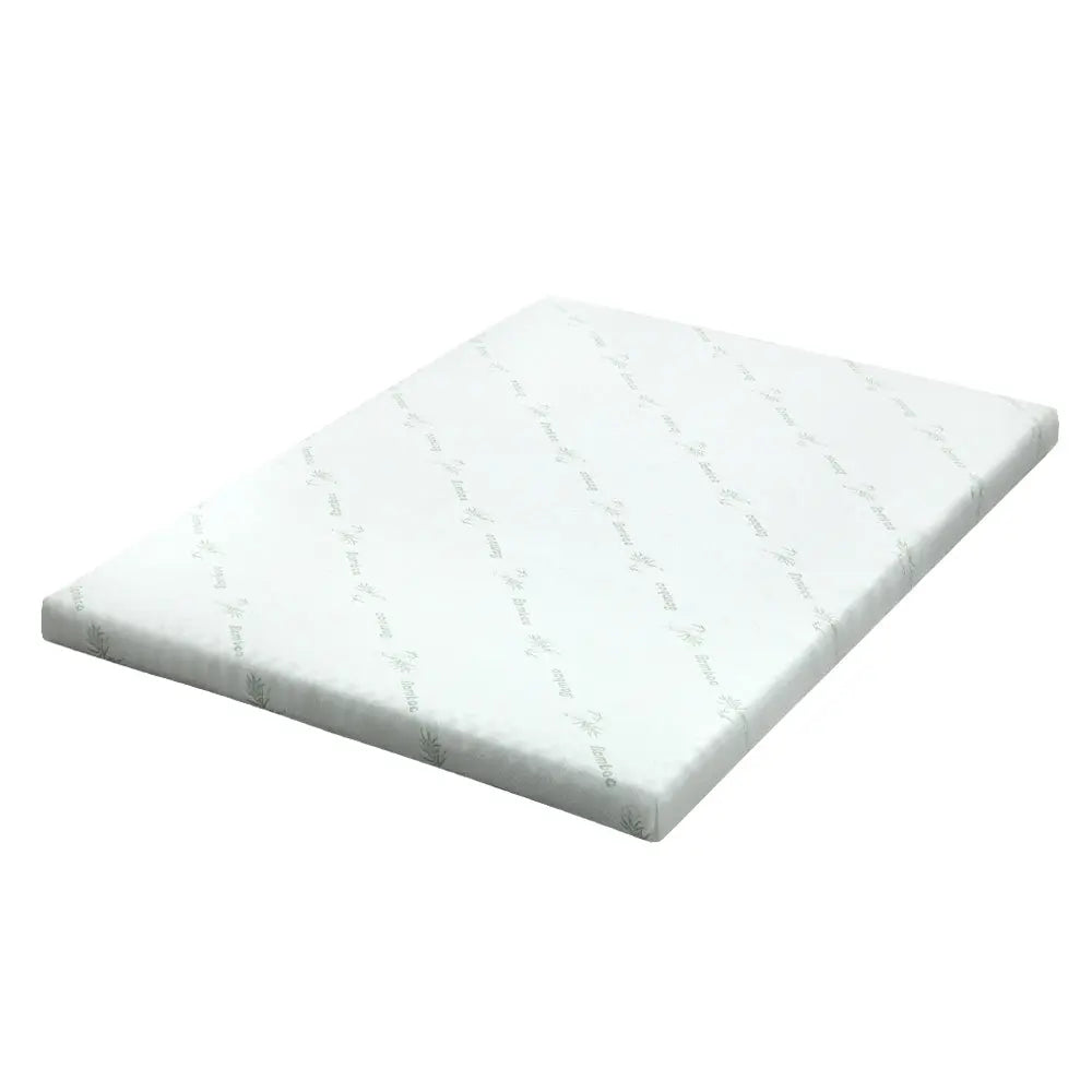 Giselle Bedding Cool Gel Memory Foam Mattress Topper w/Bamboo Cover 8cm - Queen Giselle