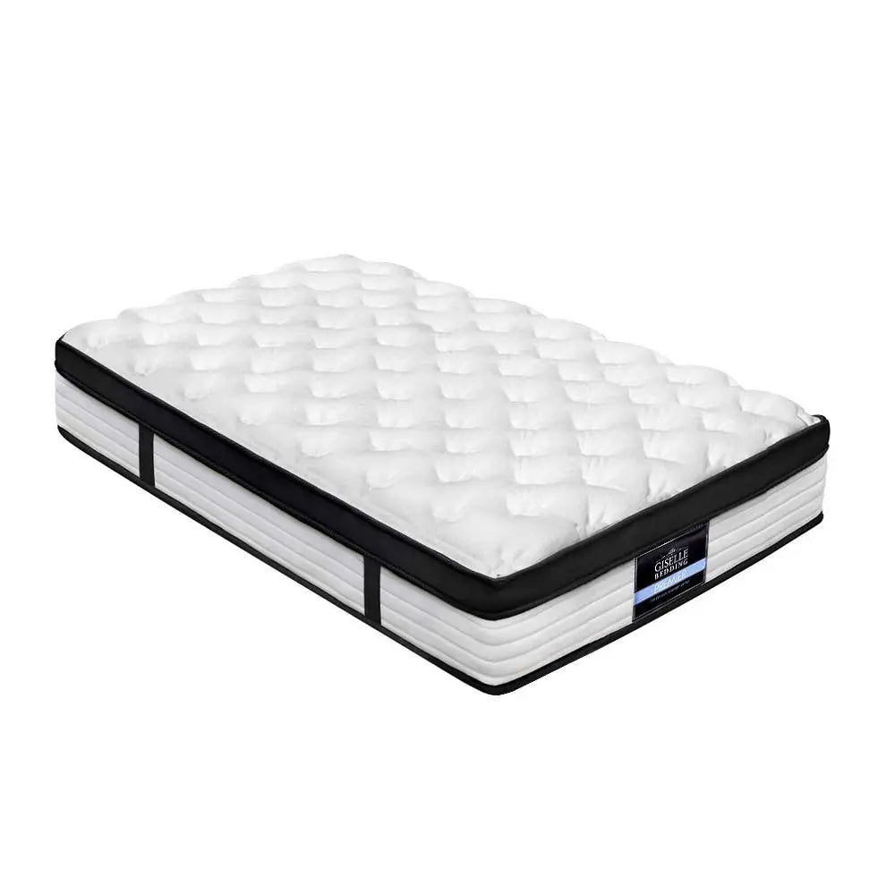 Giselle Bedding Devon Euro Top Pocket Spring Mattress 31cm Thick Single Giselle