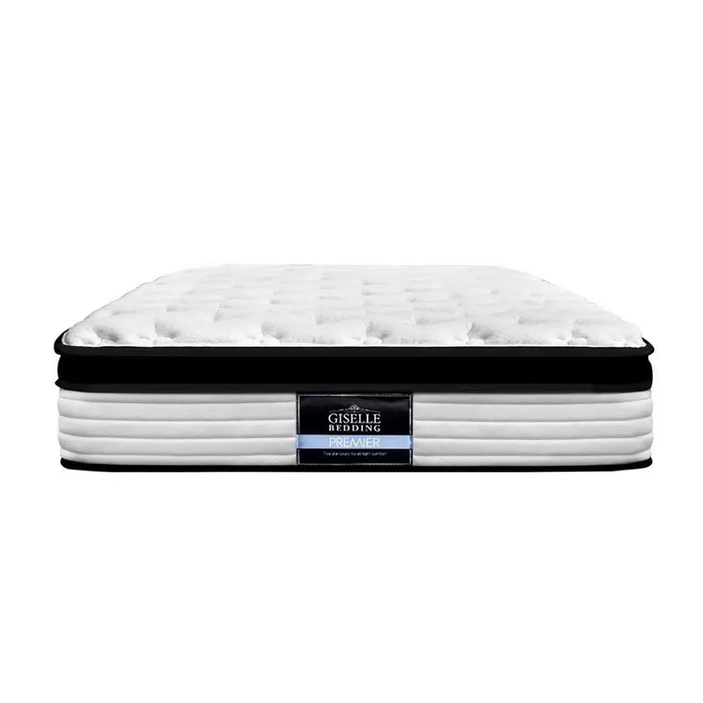 Giselle Bedding Devon Euro Top Pocket Spring Mattress 31cm Thick Single Giselle