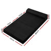 Giselle Bedding Folding Foam Mattress Portable Double Sofa Bed Mat Air Mesh Fabric Black Giselle