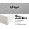 Giselle Bedding Folding Foam Mattress Portable Sofa Bed Lounge Chair Velvet Light Grey Giselle