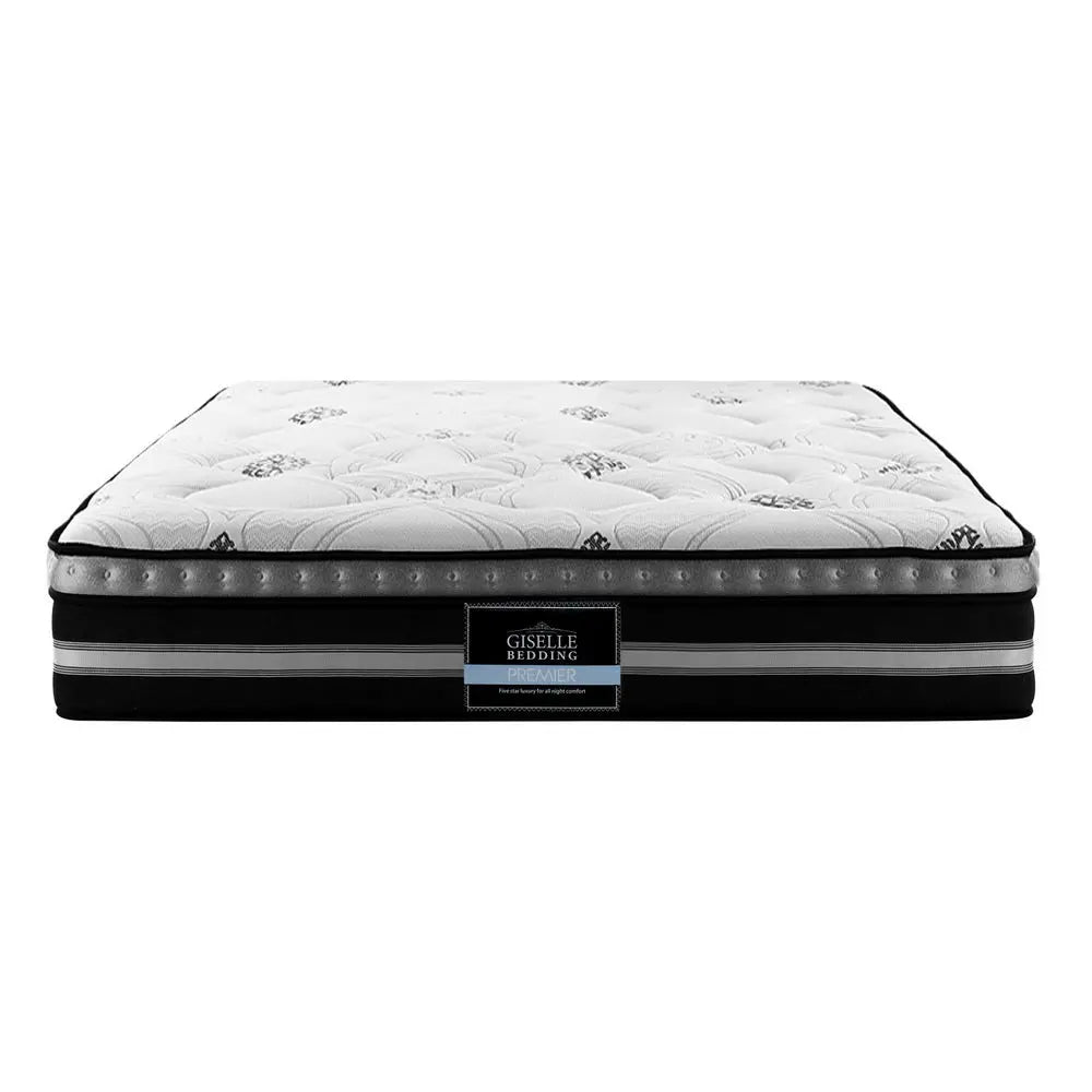 Giselle Bedding Galaxy Euro Top Cool Gel Pocket Spring Mattress 35cm Thick  Queen Giselle