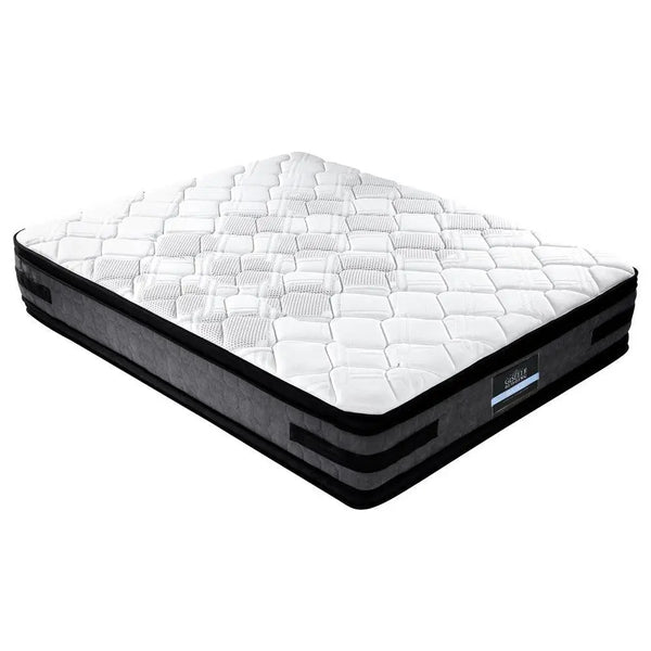 Giselle Bedding Luna Euro Top Cool Gel Pocket Spring Mattress 36cm Thick Double Giselle